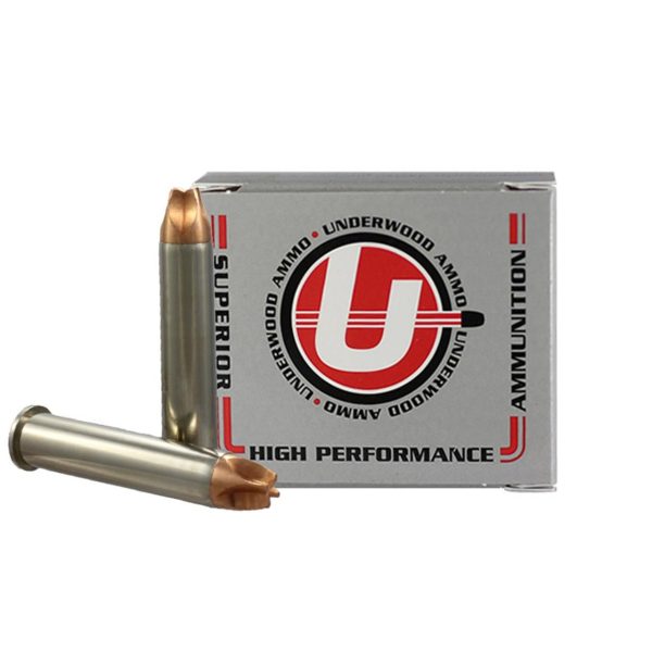 https3A2F2Fmedia.chattanoogashooting.com2Fimages2Fproduct2FUB9082FUB908.jpg Underwood Ammo Xtreme Hunter Rifle Ammunition 45-70 Govt 325gr SC 2275 fps 20/ct