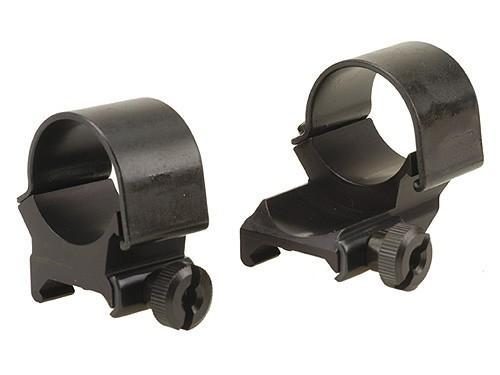 Weaver Detachable Extension Top Mount Aluminum Scope Rings - 1" High EXT - Matte