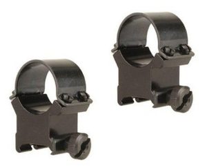Weaver Sure Grip Detachable Aluminum Scope Rings (4-Screws) 1" X-High Matte Clam