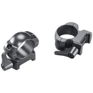 Weaver Grand Slam Leaver-Lok Top Mount Steel Scope Rings 1" X- High Matte