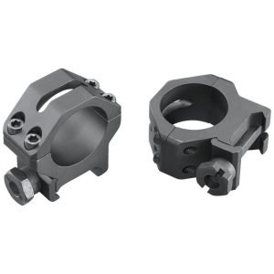 Weaver 4-Hole Tactical Picatinny Aluminum Scope Rings 1" Medium Matte