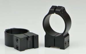 Warne 2-Piece Maxima Fixed Scope Ringmounts with Grooved Receiver Fits Tikka 30mm High Matte