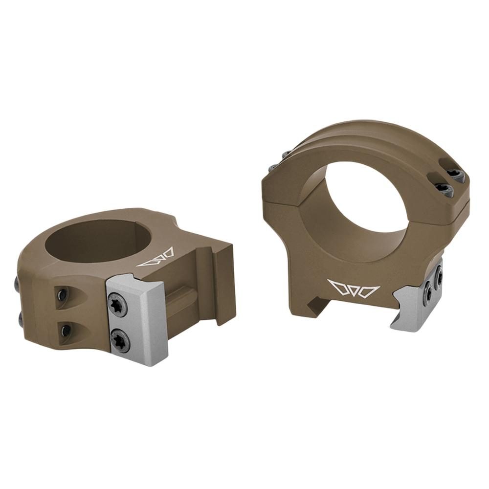 Warne HyperLite 34mm Medium Dark Earth Scope Rings