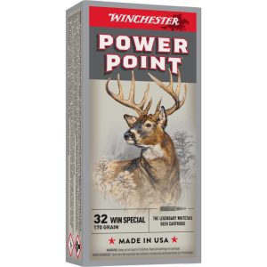 Winchester Super-X Power Point Rifle Ammunition .32 Win Special 170 gr. PSP 2250 fps 20/ct