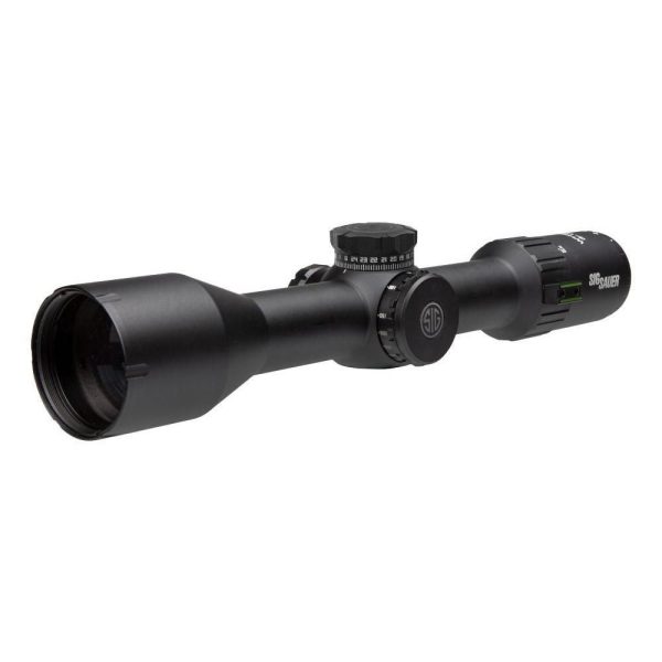 https3A2F2Fmedia.chattanoogashooting.com2Fimages2Fproduct2FXISOW631122FXISOW63112-5.jpg Sig Whiskey6 Rifle Scope 3-18x44 30mm SFP Multi-Lock Zero Stop MOA Milling Hunter 2.0 Non-Illum Black