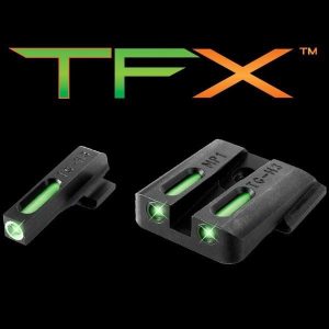 Truglo TFX Tritium/Fiber-Optic Day/Night Sights S&W M&P (including SHIELD & .22 models excluding .22 Compact / C.O.R.E. models) SD9 and SD40 (exclud