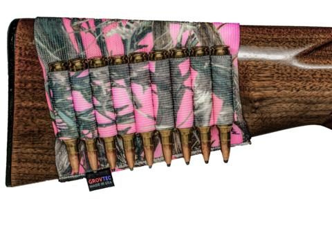 https3A2F2Fmedia.chattanoogashooting.com2Fimages2Fproduct2FXUGTAC742FXUGTAC74.jpg Grovtec Buttstock Cartridge Shell Holder- Rifle Open Style TrueTimber Pink