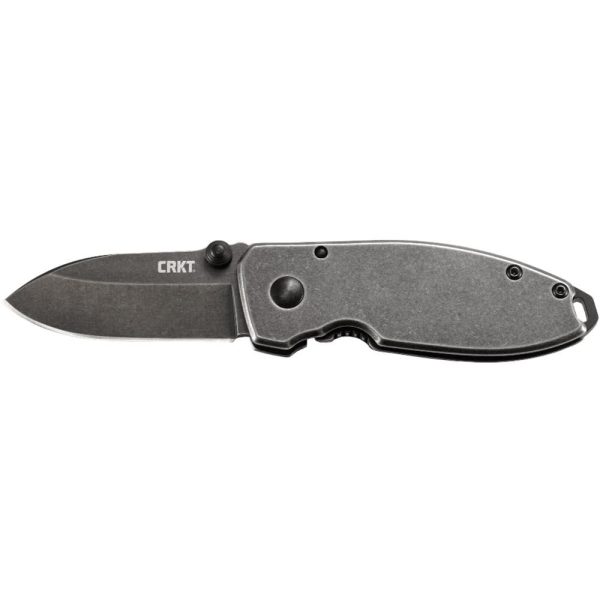https3A2F2Fmedia.chattanoogashooting.com2Fimages2Fproduct2FZB2490KSC2FZB2490KSC-1.jpg CRKT Squid Black Stonewash Knife 2-1/5" Drop Point Blade