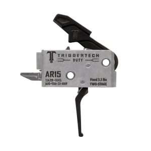 TriggerTech AR Duty Trigger Two-Stage 3.5 lb Flat Black