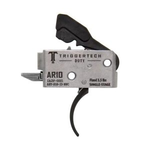 TriggerTech AR-10 Duty Trigger Single-Stage 3.5 lb Curved Black