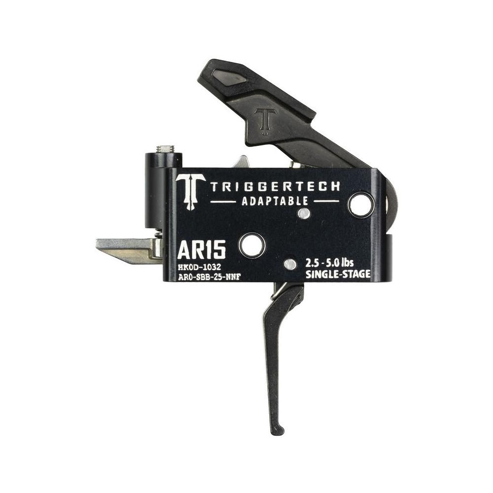 TriggerTech AR15 Single-Stage Adaptable Flat Trigger Black
