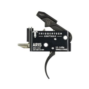 TriggerTech AR15 Single-Stage Adaptable Pro Curved Trigger Black