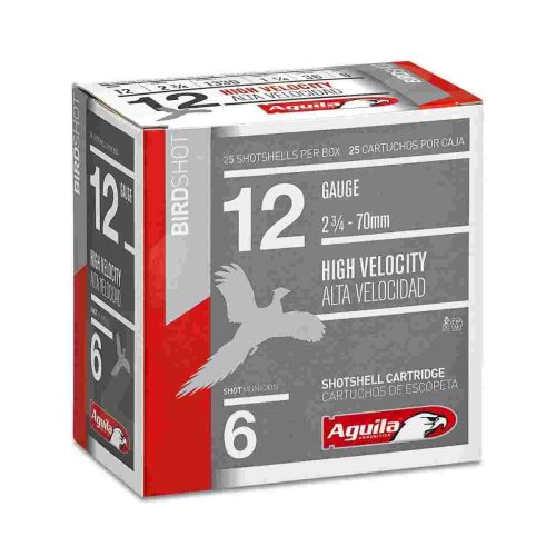 https3A2F2Fwww.2ndamendmentwholesale.com2Fmedia2Fcatalog2Fproduct2F12Fc2F1chb1206-box_1_1.jpg Aguila Ammunition 12ga Birdshot 2.75 inch Shotgun Shells - #6 Shot | 1.25oz | 1330 fps | 25rd Box