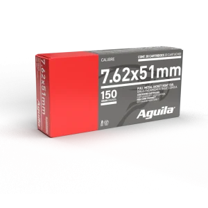 AGUILA 7.62 X 51MM 150GR FMJBT 20RD BX 25 BXS PER CS
