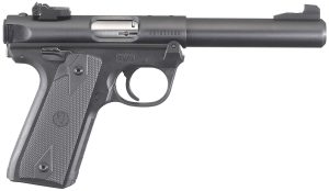 RUGER MARK IV 22/45 5.5" BULL BBL, BLUED 2-10RD MAGS CA COMPLIANT