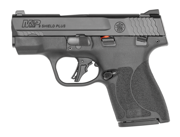 SMITH & WESSON M&P 9 SHIELD PLUS T.S. BLK 9MM 3.1" 2-10RD COMPLIANT
