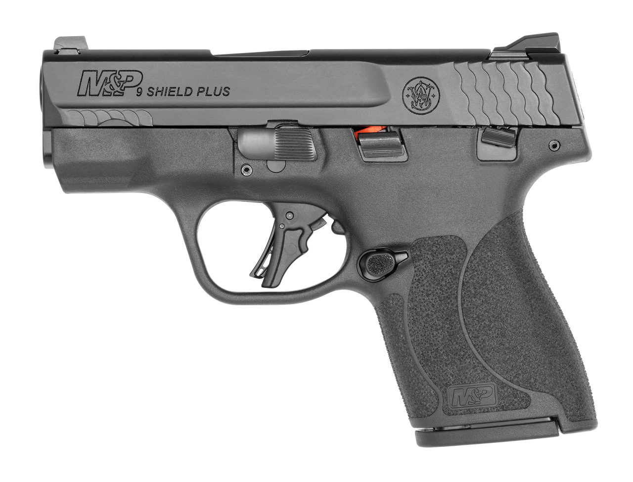 SMITH & WESSON M&P 9 SHIELD PLUS T.S. BLK 9MM 3.1" 2-10RD COMPLIANT