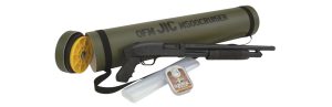 MOSSBERG 500 JIC PISTOL GRP, 12G 18.5" 5RD BLK, KIT IN A CAN