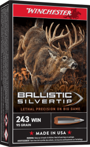 WINCHESTER BALLISTIC SILVERTIP 243WIN 95GR 20RD BX 200RD CASE