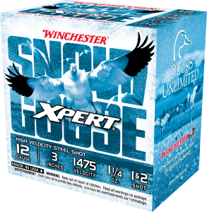 WINCHESTER XPERT SNOW GOOSE 12GA 3" #1 SHOT 25RD BX 250RD CASE
