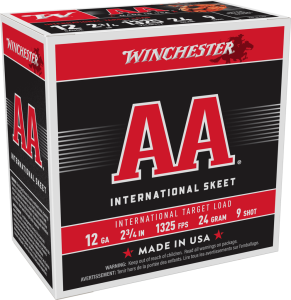 WINCHESTER 12G 2-3/4" #9 AA INTRNTL TRGT 24GRAM 25/250