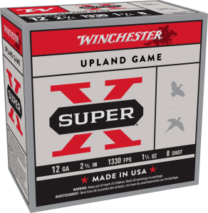 WINCHESTER SUPER X HEAVY GAME 12GA 2-3/4" 1OZ #8 25RD BX 250RD CASE
