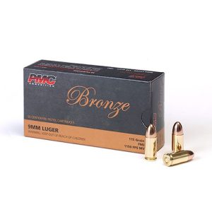 PMC 9MM 115GR FMJ 50RD BOX 1000RD CASE