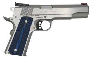 COLT 1911 GOLD CUP LITE SERIES 70 45ACP STS BLUE GRIPS 5" 8+1