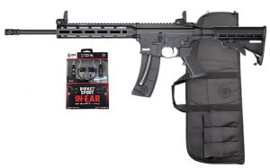 SMITH & WESSON M&P15-22 SPORT BUNDLE 22LR 16.5" 1-25RD W/ HWRD LEIGHT EAR BUDS