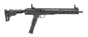 RUGER LC CARBINE 10MM 16.25" TB BLACK SIDE FOLD ADJ. STOCK, 1-30RD