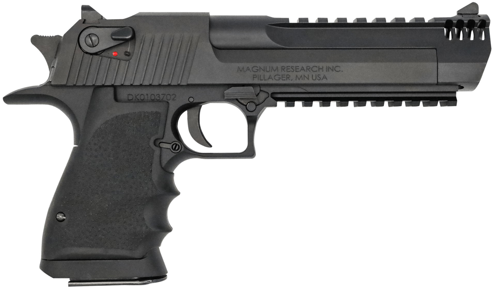 MAGN RSRCH DE 429 MARK XIX 6"BLK ALUM FRM & BLK SLD