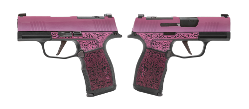 SIG SAUER P365X LADY BUG 9MM PSTL 3.1" BBL 2-12RD MAGS, OPTC PLTE COVER