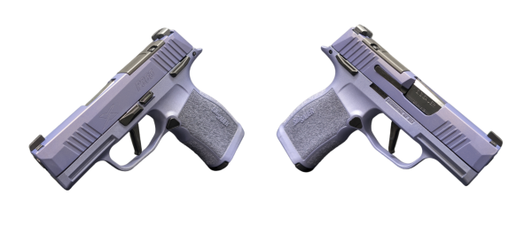 SIG SAUER P365X 2 TONE PURPLE 9MM PSTL 3.10" 2-12RD OPTIC RDY MANUAL SAFETY