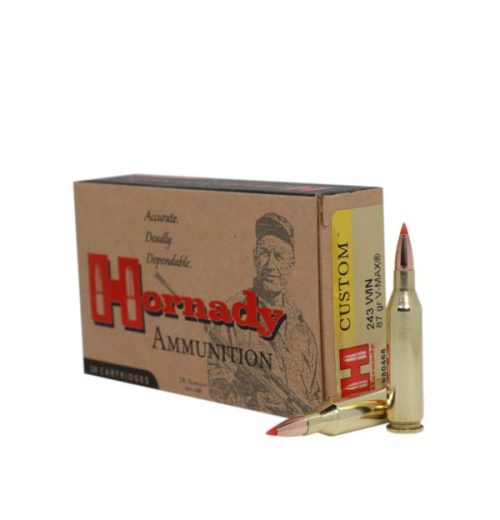 HORNADY 243 WIN 87 GR V-MAX® 20RD/BX 10BX/CS
