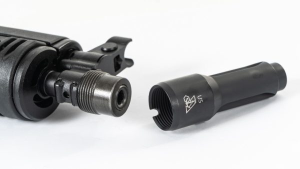0012340_arsenal-ar-m1-4-port-flash-hider-762x39mm-24x15mm-rh-threads-stainless-steel-cerakote-us-made.jpeg Arsenal AR-M1 4-port Flash Hider 7.62x39mm 24x1.5mm RH Threads Stainless Steel Cerakote US Made