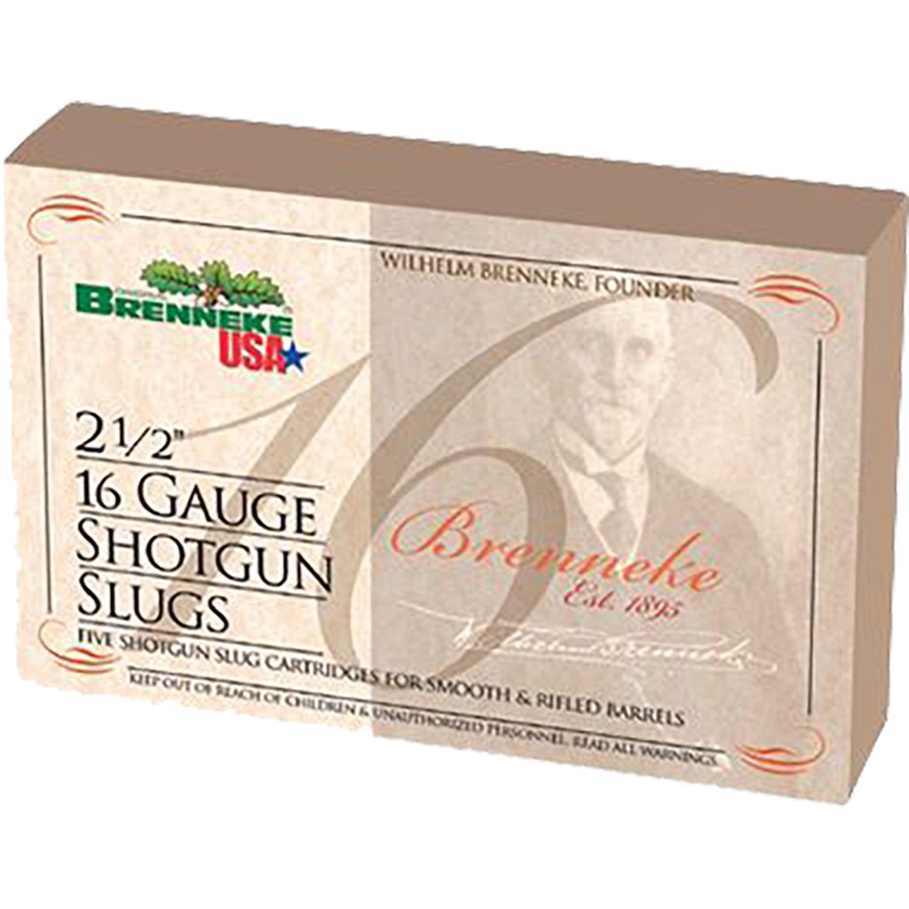 Brenneke 16 Slugs 16 ga. 2 1/2 in 1 oz. 5 rd. - Image 2