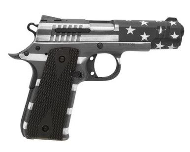Citadel CIT380USG 1911-A1 Baby Citadel .380 ACP 3.75" 7+1 USA Flag Grayscale