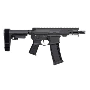 CMMG Banshee MK4 Fixed Ejector Handgun 9mm Luger 30rd Magazine 5'' Barrel RipBrace Armor Black
