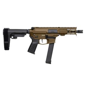 CMMG Banshee MKGs Fixed Ejector Handgun 9mm Luger 33rd Magazine 5'' Barrel RipBrace Midnight Bronze