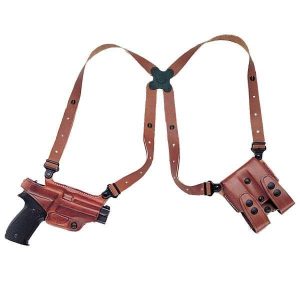Galco Miami Classic Shoulder System for Glock 17 19 22 23 26 27 Tan RH