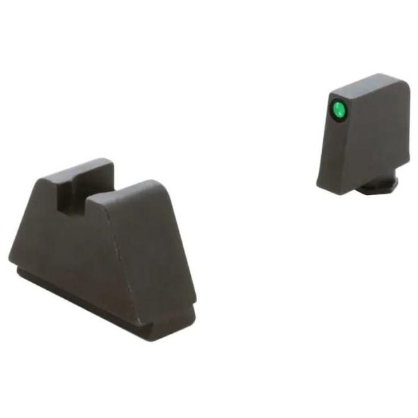 https3A2F2Fmedia.chattanoogashooting.com2Fimages2Fproduct2FKQGL8242FKQGL824 Ameriglo 4XL Tritium Night Sight Set for Glock Green Front Black