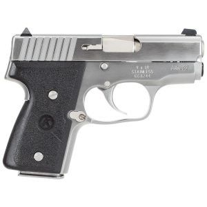 Kahr Arms MK9 Elite Handgun 9mm Luger 6rd (2) & 7rd (1) Magazines 3" Barrel Silver wil Black Checkered Grip CA Compliant