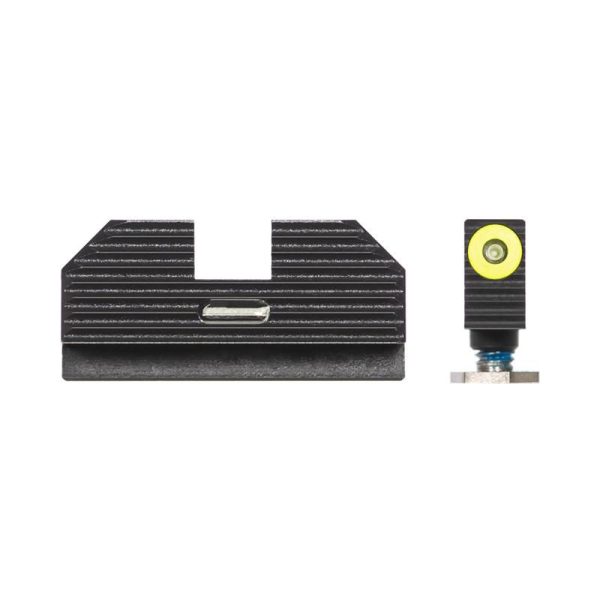https3A2F2Fmedia.chattanoogashooting.com2Fimages2Fproduct2FNNGLK001010YGXG2FNNGLK001010YGXG.jpg Night Fision Costa Ludus Night Sight Set Yellow Front Black Back for Glock