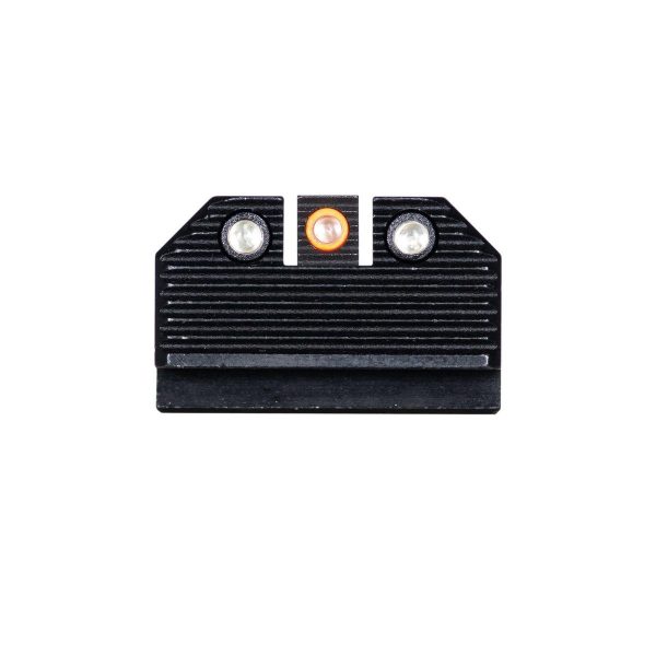 https3A2F2Fmedia.chattanoogashooting.com2Fimages2Fproduct2FNNGLK003290297OGZG2FNNGLK003290297OGZG.jpg Night Fision Optics Ready Stealth Night Sight Set Orange Front Black Rear for Glock 43x MOS