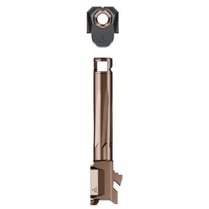 Radian Weapons Afterburner Compensator and Ramjet Barrel Combo for Glock 19 Gen 5 Bronze Barrel