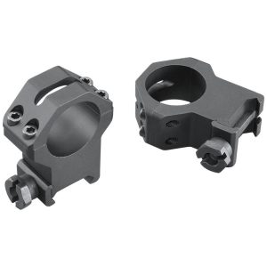 Weaver 4-Hole Tactical Picatinny Aluminum Scope Rings 1" XX-High Matte