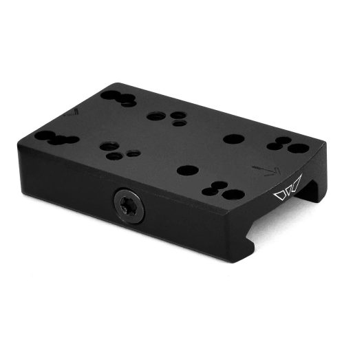 https3A2F2Fmedia.chattanoogashooting.com2Fimages2Fproduct2FWJ6109M2FWJ6109M.jpg Warne Red Dot Riser Low Pro Reflex Mount - Black