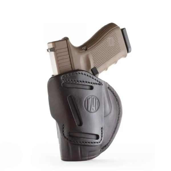 https3A2F2Fmedia.chattanoogashooting.com2Fimages2Fproduct2FXT4WH1SBRR2Fsignature2520brown 1791 4 Way Holster Size 1 Signature Brown RH