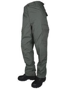 Tru-Spec BDU Basic Pants - 6.5oz. 65/35 Polyester Cotton Rip-Stop Zip Fly Closure Olive Drab Medium