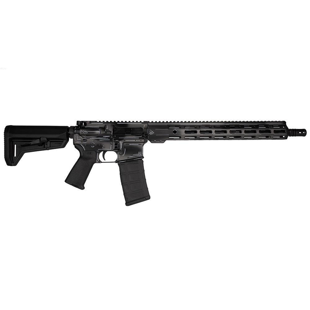 Shark Coast Tactical "Anime-Black" Rifle 5.56mm 10rd Magazine 16" Barrel 15" MLOK Handguard California Compliant